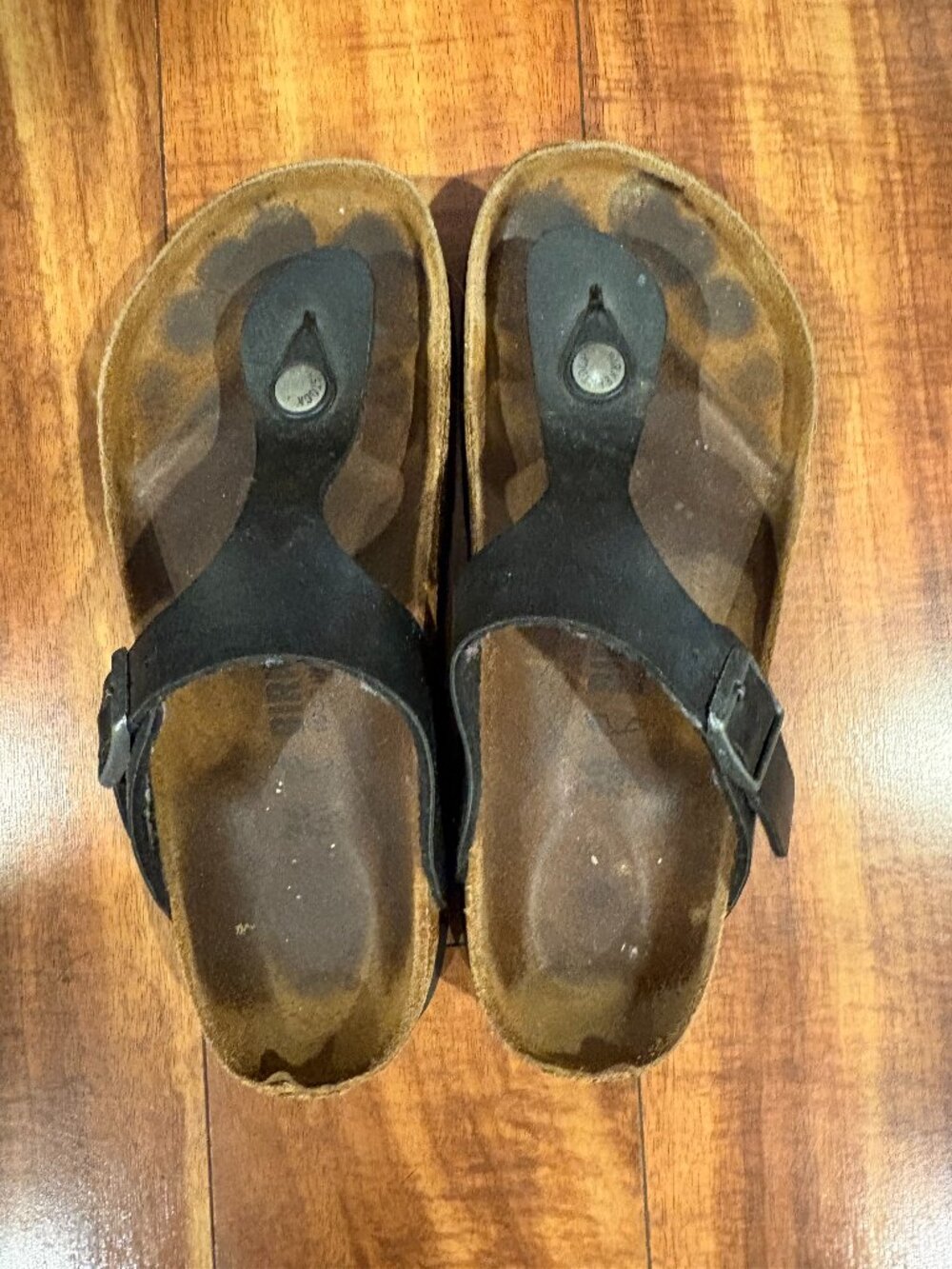 Birkenstock Gizeh Sandal. Black, Size EU 36, Size 6